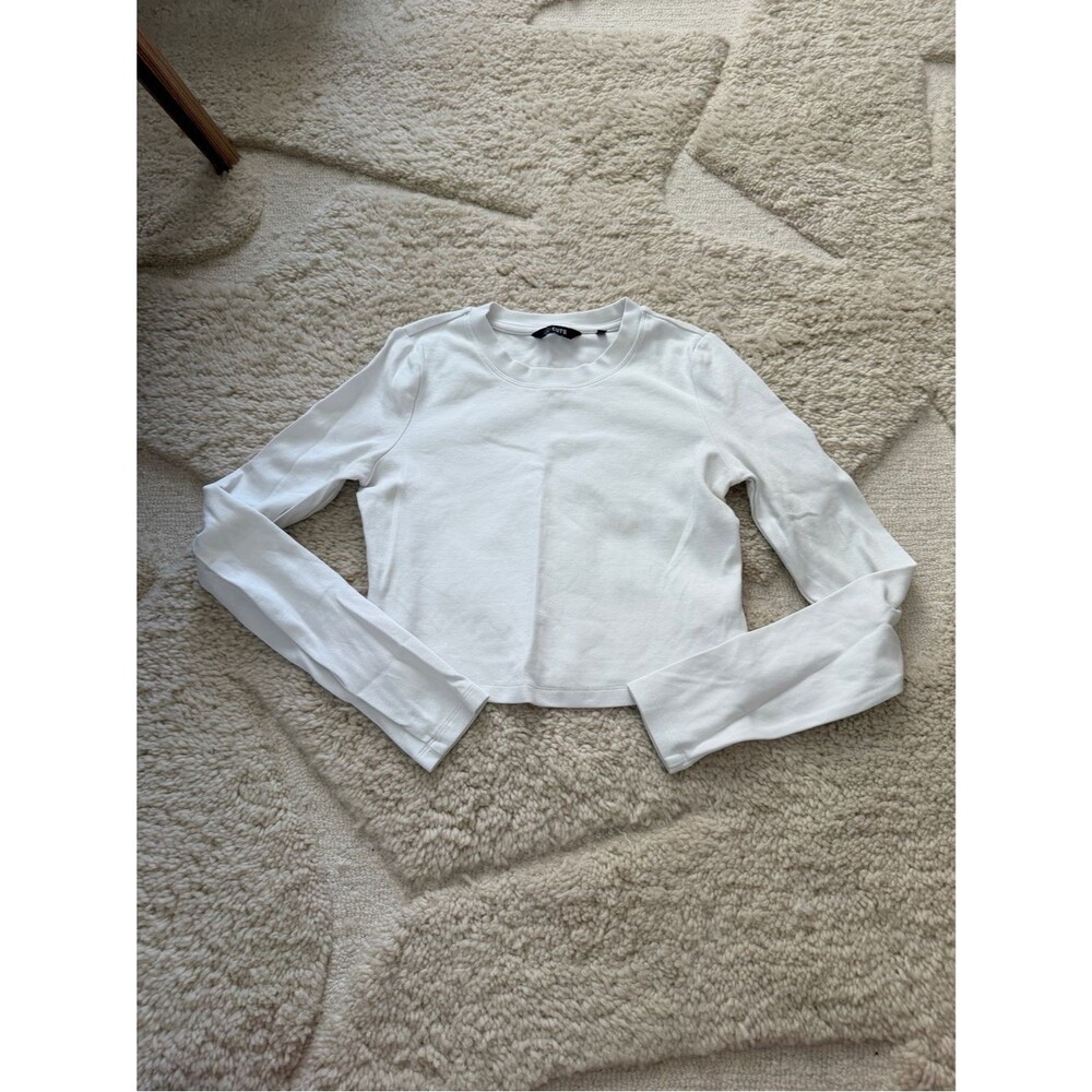 Cuts tomboy cropped long sleeve